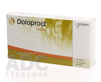 DOLOPROCT ČAPÍKY sup 10 (strip) (Lieky na predpis)