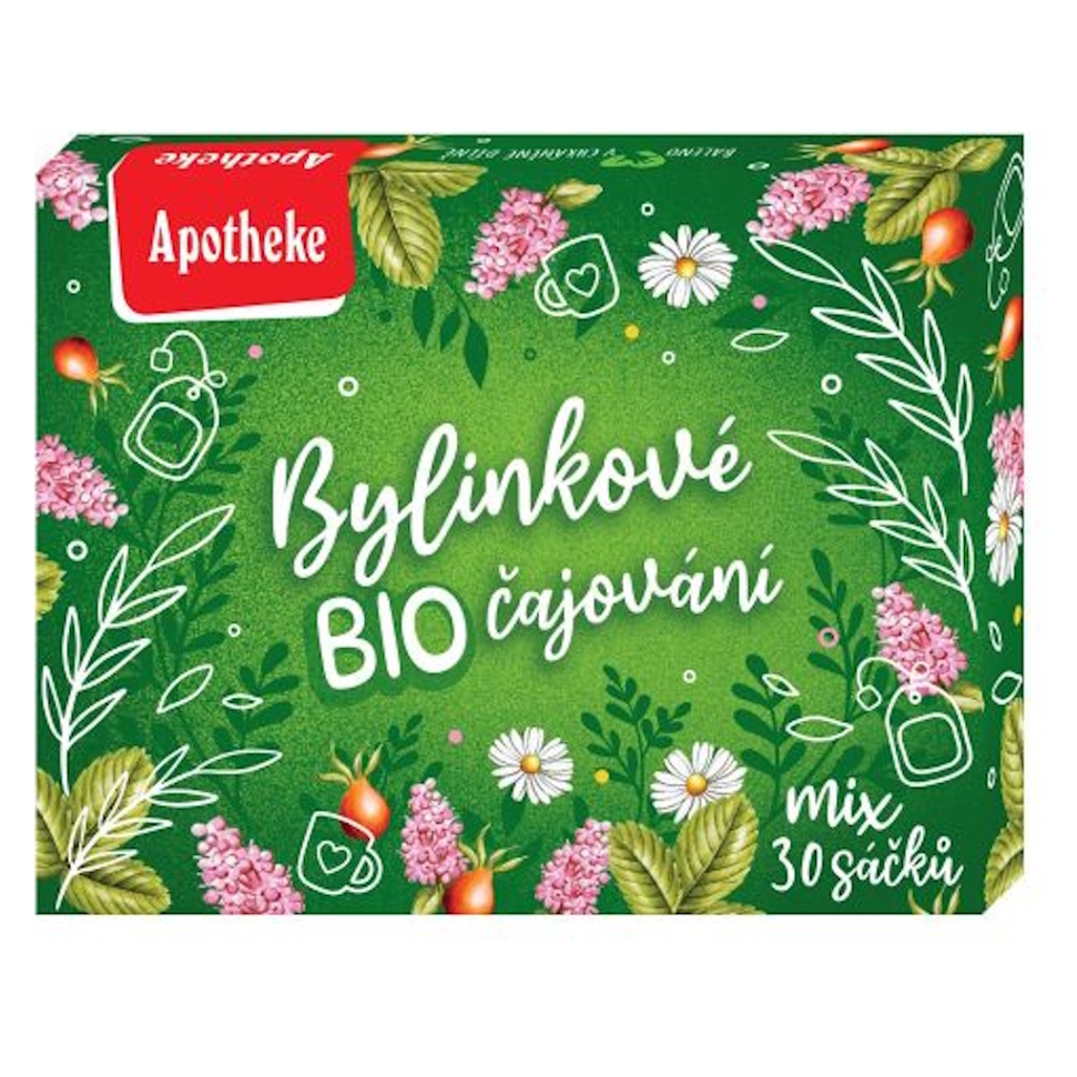 Apotheke Bylinkové BIO čajování mix 30 sáčků