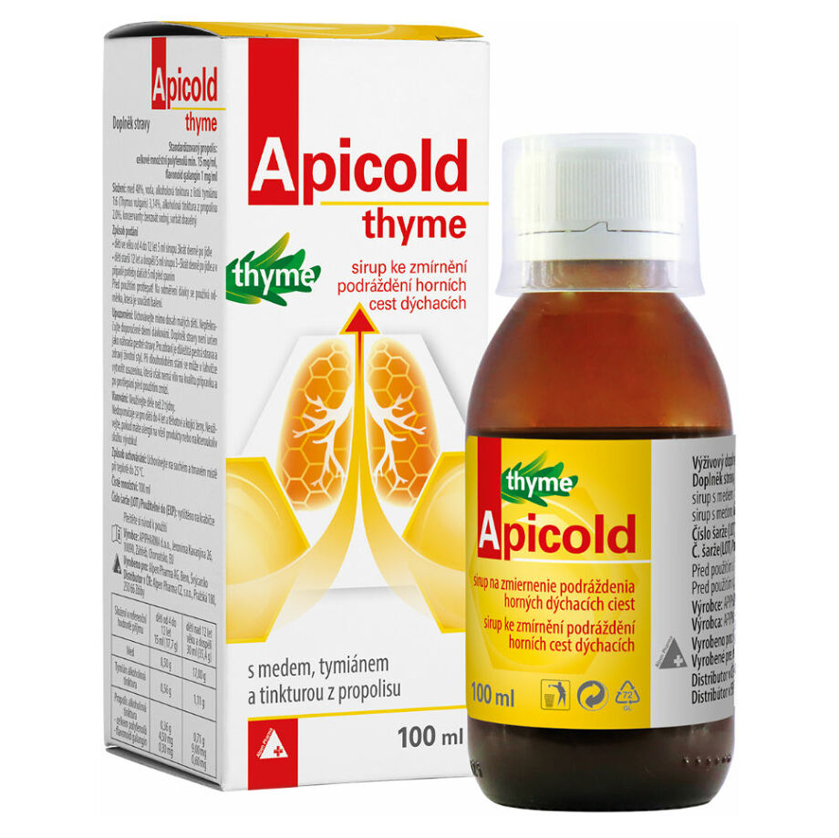 APICOLD Thyme sirup 100 ml kúpite na Mojalekaren.sk