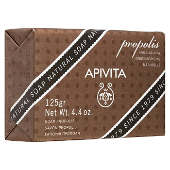 APIVITA Natural Soap Propolis Prírodné mýdlo 125 g (Prírodné prípravky na sprchovanie a umývanie) - Prírodné