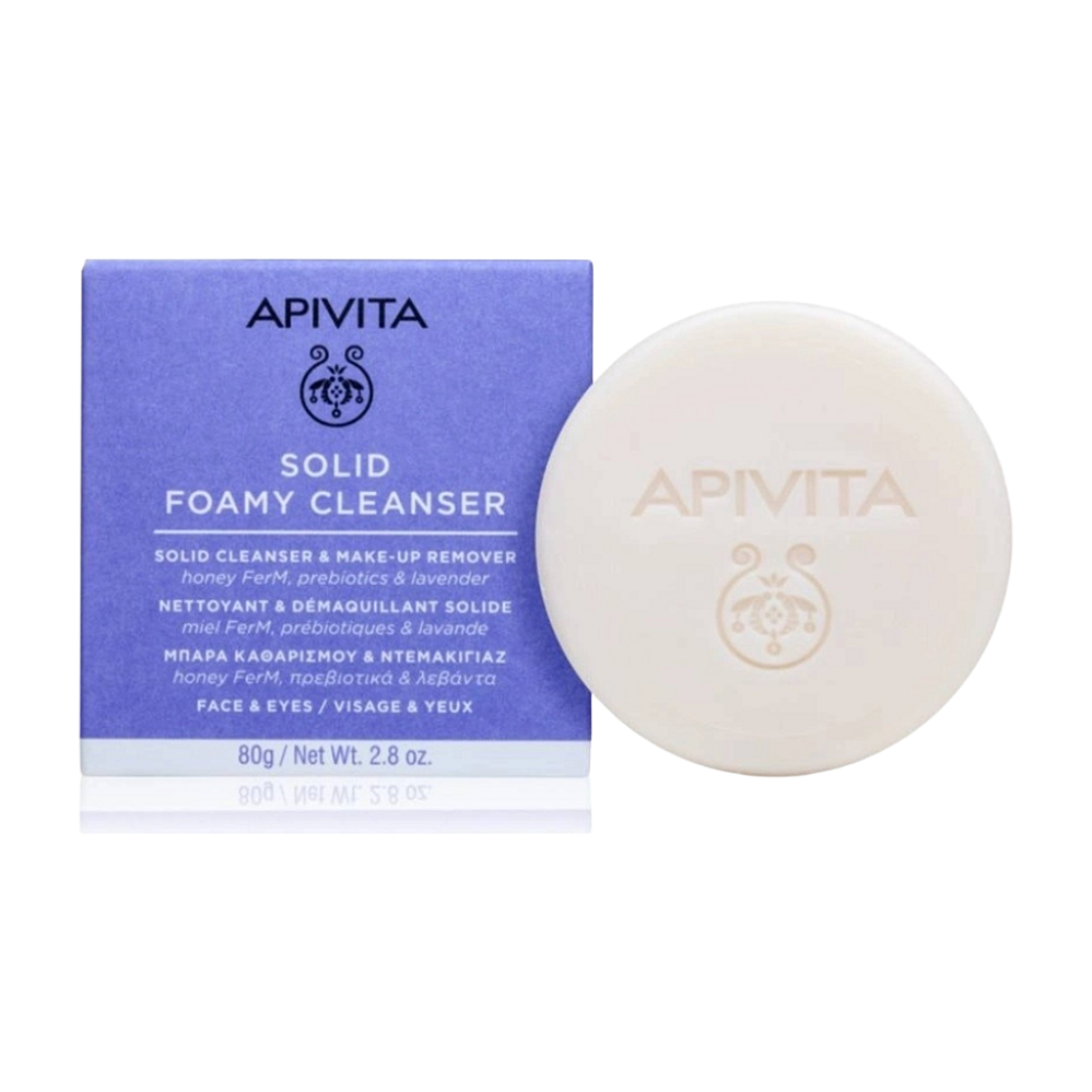 E-shop APIVITA Solid Foamy Cleanser Mydlo na pleť 80 g