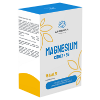 APOROSA Magnesium citrát + vitamín B6 75 tabliet