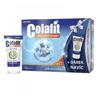 APOTEX Colafit darčekové balenie – 120 kociek + Colafit Akut Pro krém 50 ml