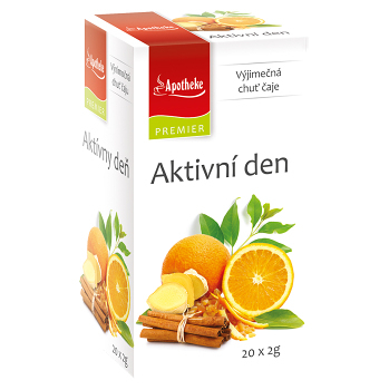 APOTHEKE AKTÍVNY DEŇ KORENIE POMARANČ 20 X 2G (Ovocné čaje)