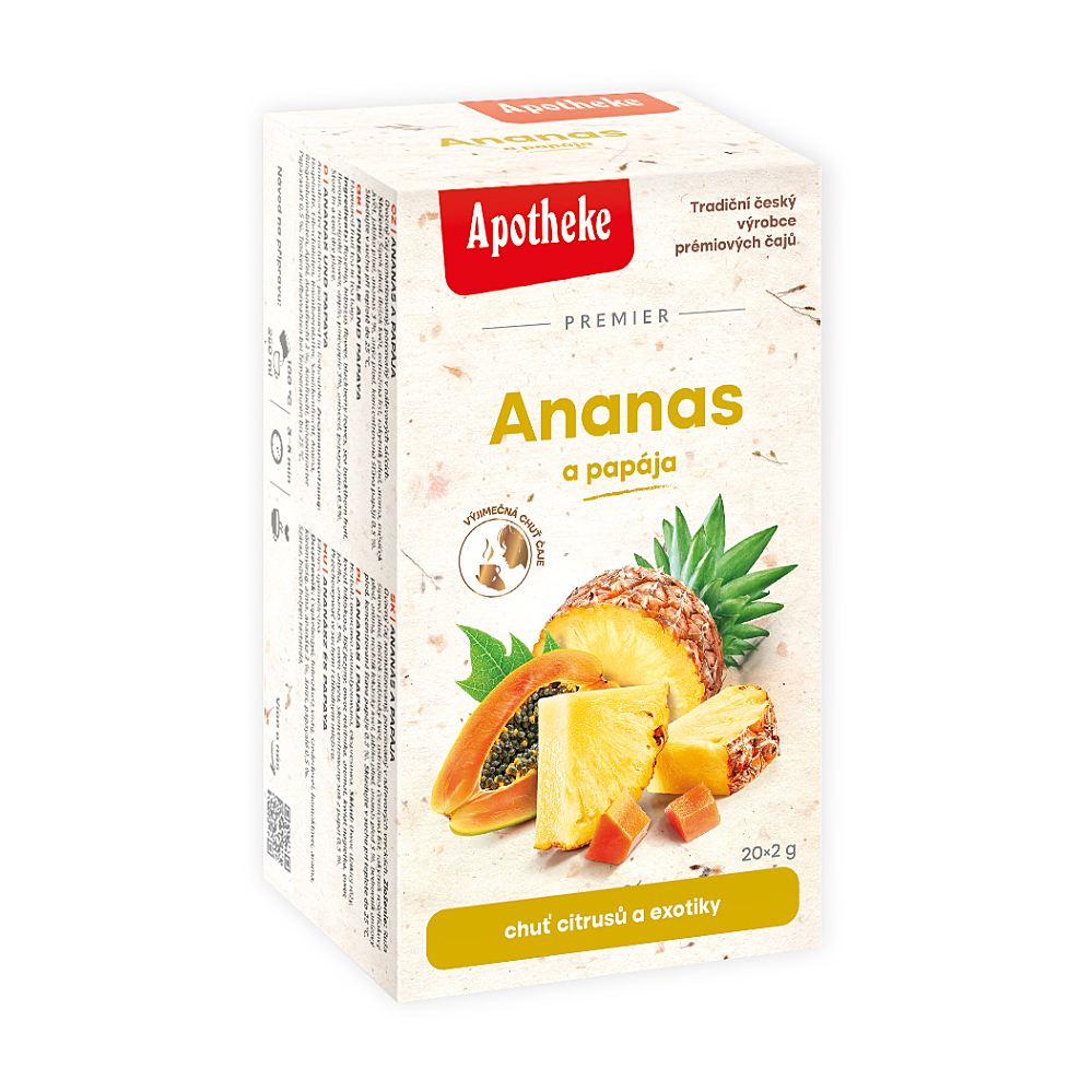 APOTHEKE Ananas a papája 20x2 g