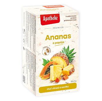 APOTHEKE Ananas a papája 20x2 g (Ovocné čaje) - Bylinné