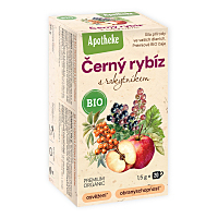 APOTHEKE Čaj čierne ríbezle s rakytníkom BIO 20 sáčkov