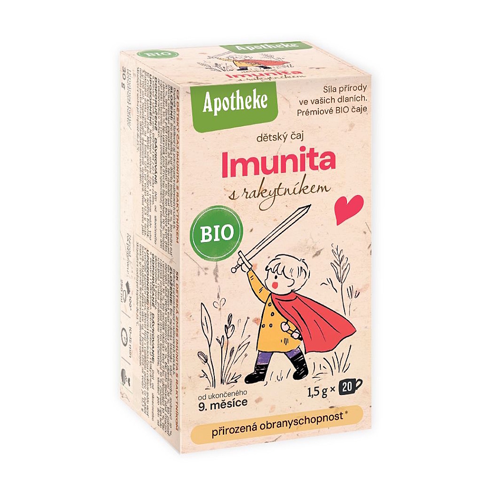 APOTHEKE Detský čaj Imunita rakytník BIO 20 sáčkov kúpite na Mojalekaren.sk