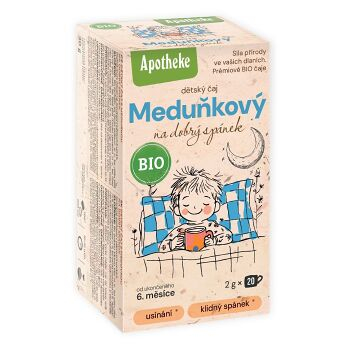 APOTHEKE Detský Medovkový čaj na dobrý spánok BIO 20 sáčkov (Bylinné čaje) - BIO, Bylinné
