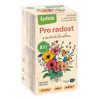 APOTHEKE Pre radosť s materinou dúškou čaj BIO 20 sáčkov (Bylinné čaje) - Prírodné, BIO