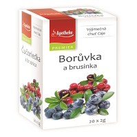 APOTHEKE Čučoriedka a brusnica 20x2 g