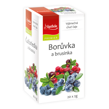 APOTHEKE Čučoriedka a brusnica 20x2 g