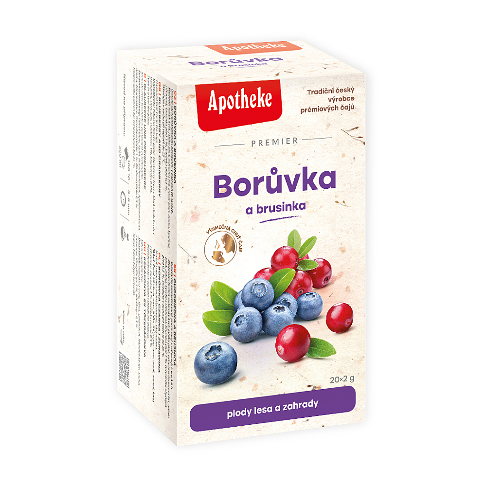 APOTHEKE Čučoriedka a brusnica 20x2 g