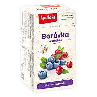 APOTHEKE Čučoriedka a brusnica 20x2 g