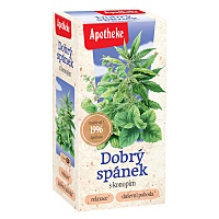 APOTHEKE Čaj dobrý spánok s konopím 20 nálevových vrecúšok