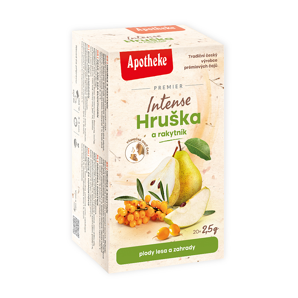 APOTHEKE Čaj hruška a rakytník intense 20 sáčkov