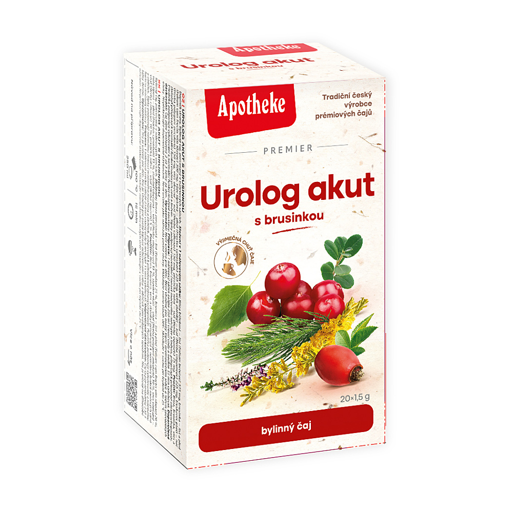 APOTHEKE Čaj urológ akút 20 x 1,5 g