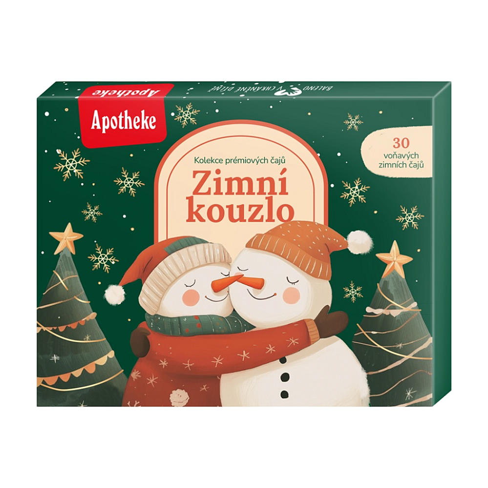 APOTHEKE KOLEKCIA Zimné kúzlo prémiové ovocné a bylinné čaje v nálevových vreckách 30x2g