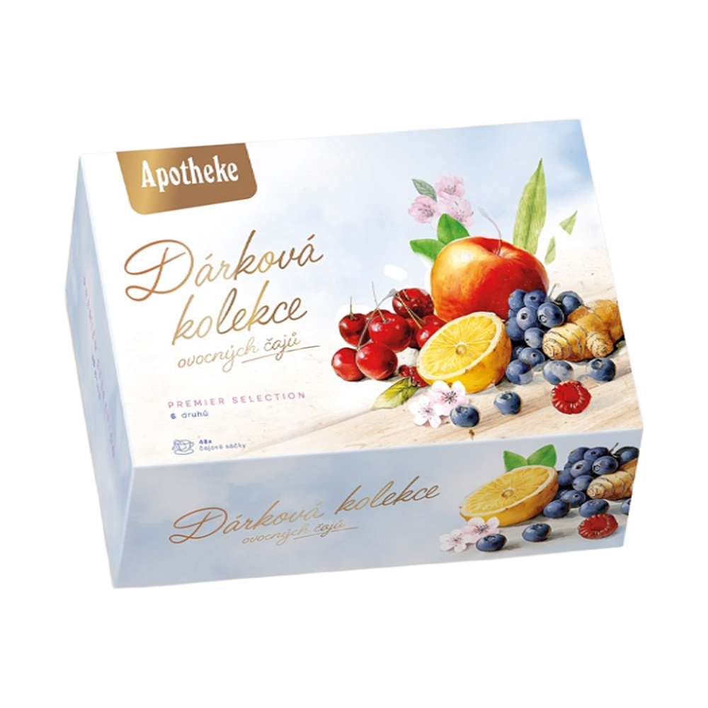 APOTHEKE Darčeková kolekcia prémiové ovocné čaje v nálevových vreckách 48ks kúpite na Mojalekaren.sk
