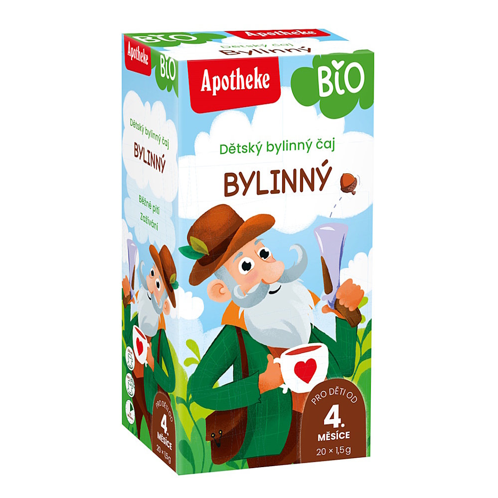 APOTHEKE Detský bylinný čaj pre bežné pitie BIO 20 vreciek