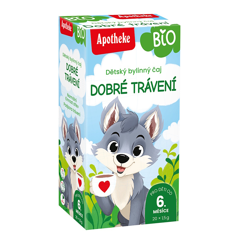 APOTHEKE BIO ČAJ DETI PRI TRÁVENÍ 20 X 1,5 G