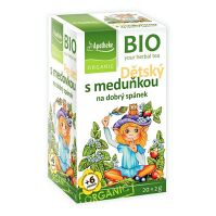 APOTHEKE Detský ovocný čaj s medovkou BIO 20x2 g