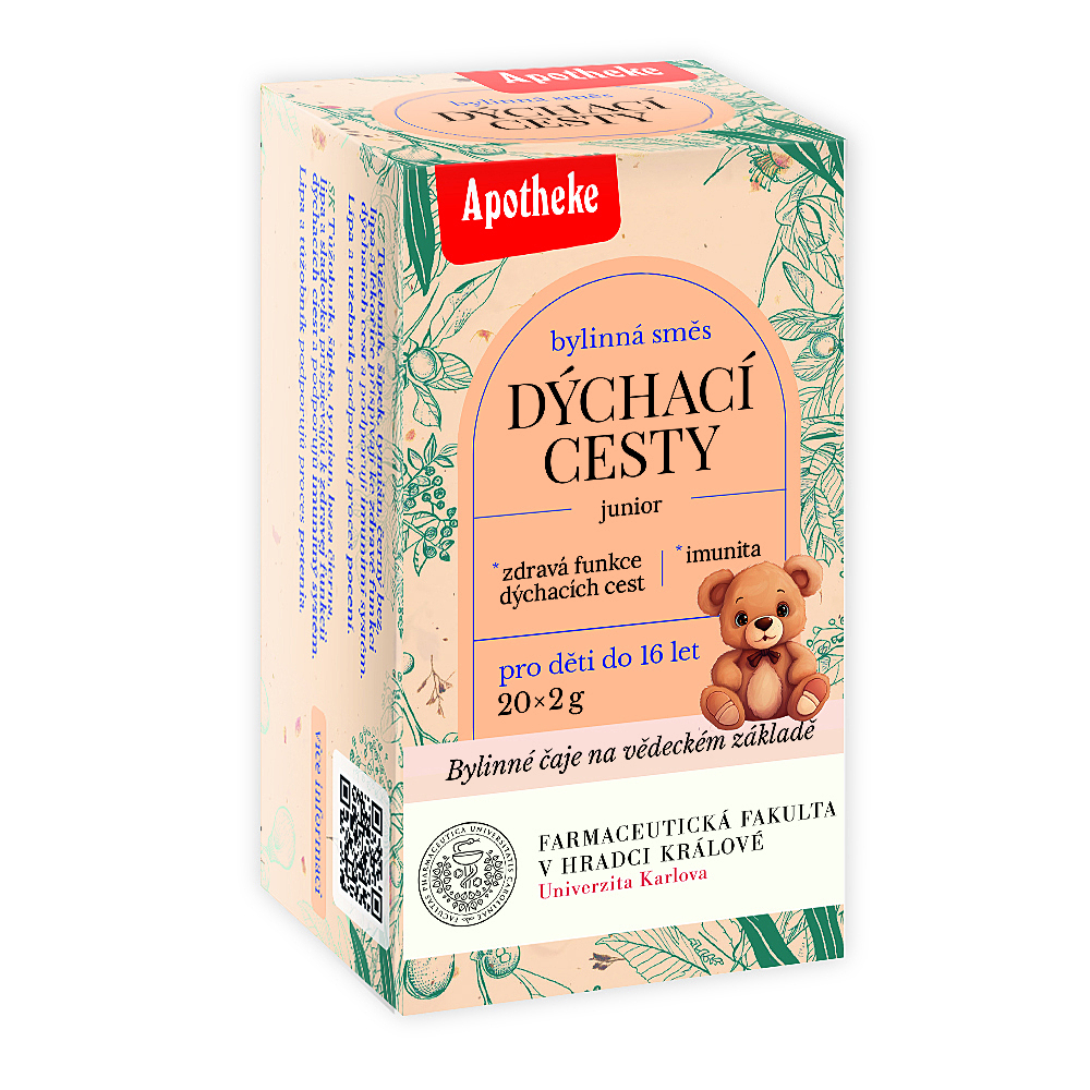 APOTHEKE Faf uk dýchacie cesty junior čaj 20 sáčkov