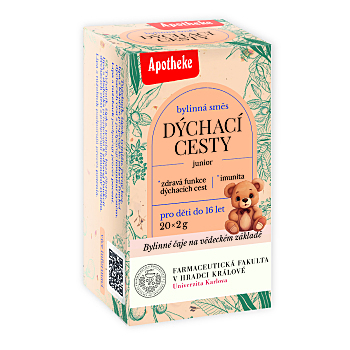 APOTHEKE Faf uk dýchacie cesty junior čaj 20 sáčkov (Bylinkové čaje)