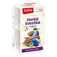 APOTHEKE Horúca slivka so škoricou čaj 20x2g