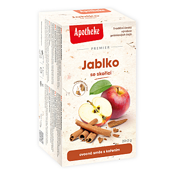 APOTHEKE Jablko so škoricou čaj 20 sáčkov (Ovocné čaje)