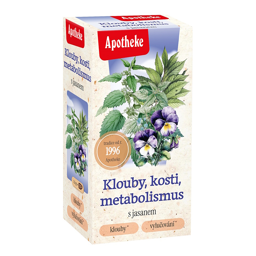 APOTHEKE Kĺby, kosti a metabolizmus 20 vrecúšok kúpite na Mojalekaren.sk