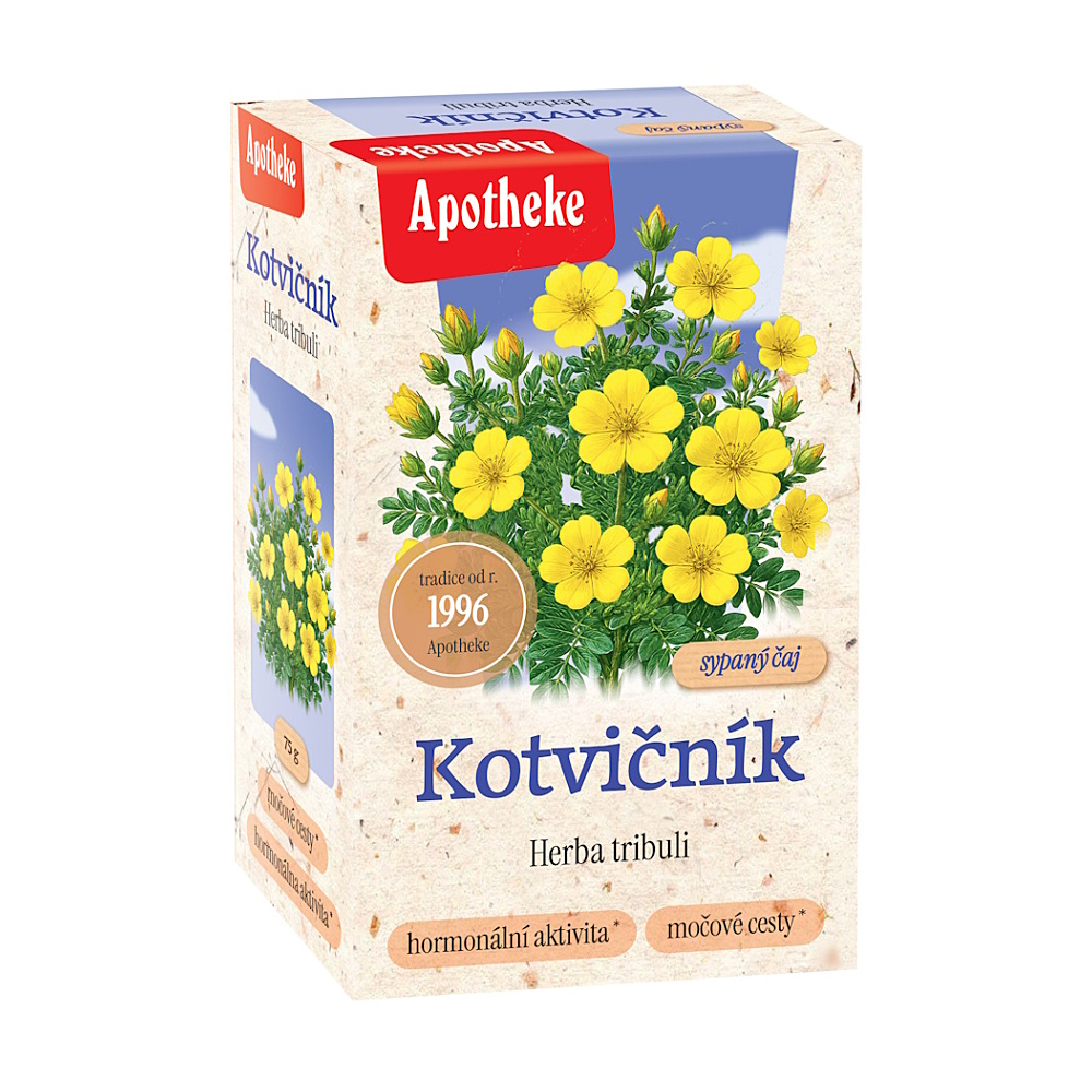APOTHEKE Kotvičník zemná vňať sypaný čaj 75 g