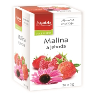 APOTHEKE ČAJ SEL MALINA JAHODA 20X2G