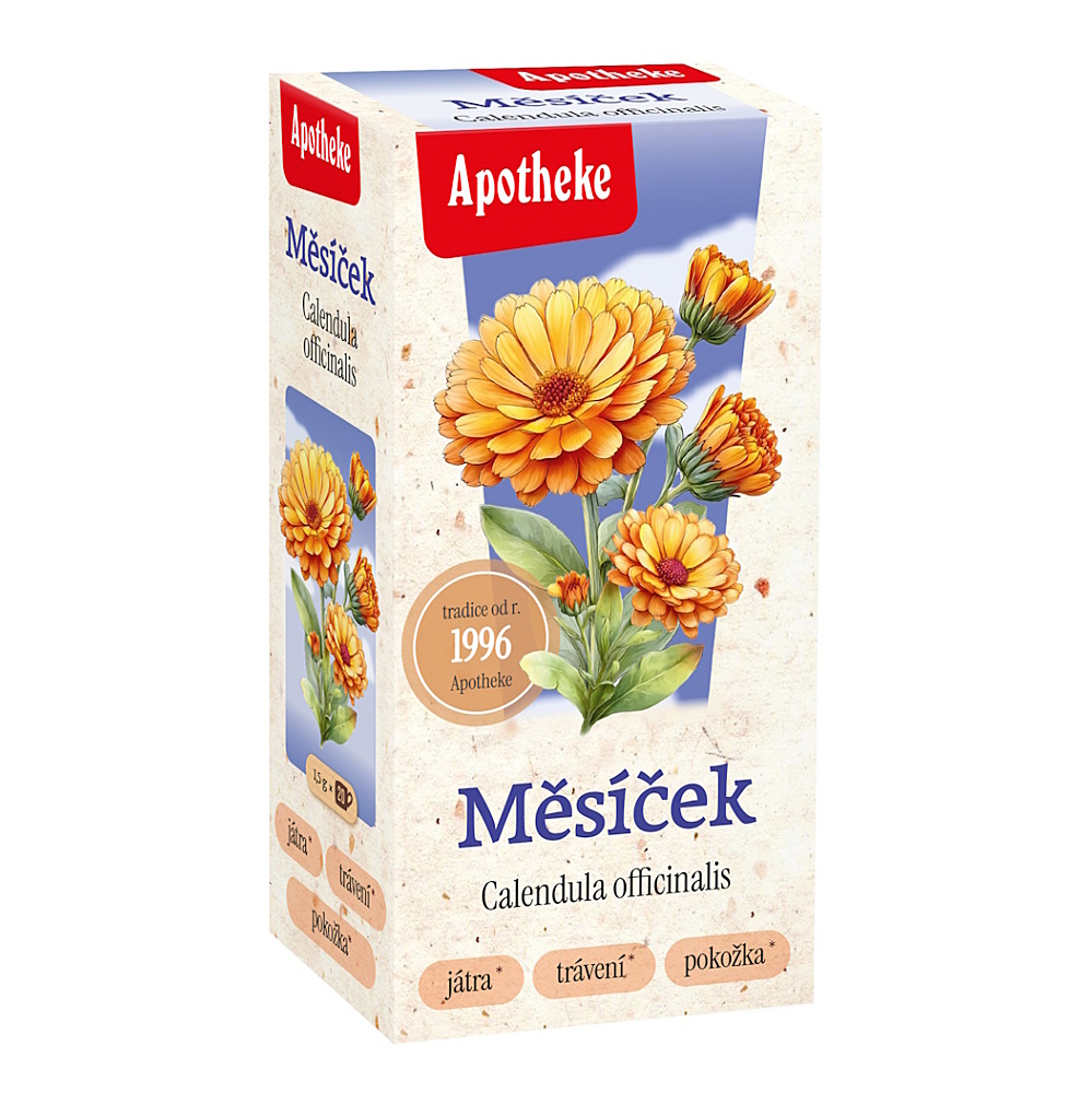 APOTHEKE Nechtík lekársky čaj 20 sáčkov