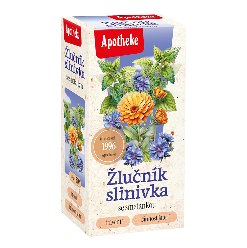 APOTHEKE ČAJ NA ŽLČNÍK A SLINIVKU 20 X 1,5 G