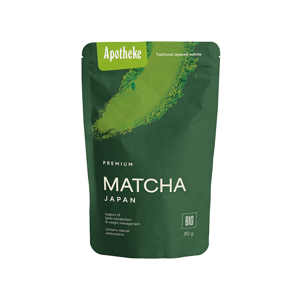 APOTHEKE Organic matcha BIO 80 g