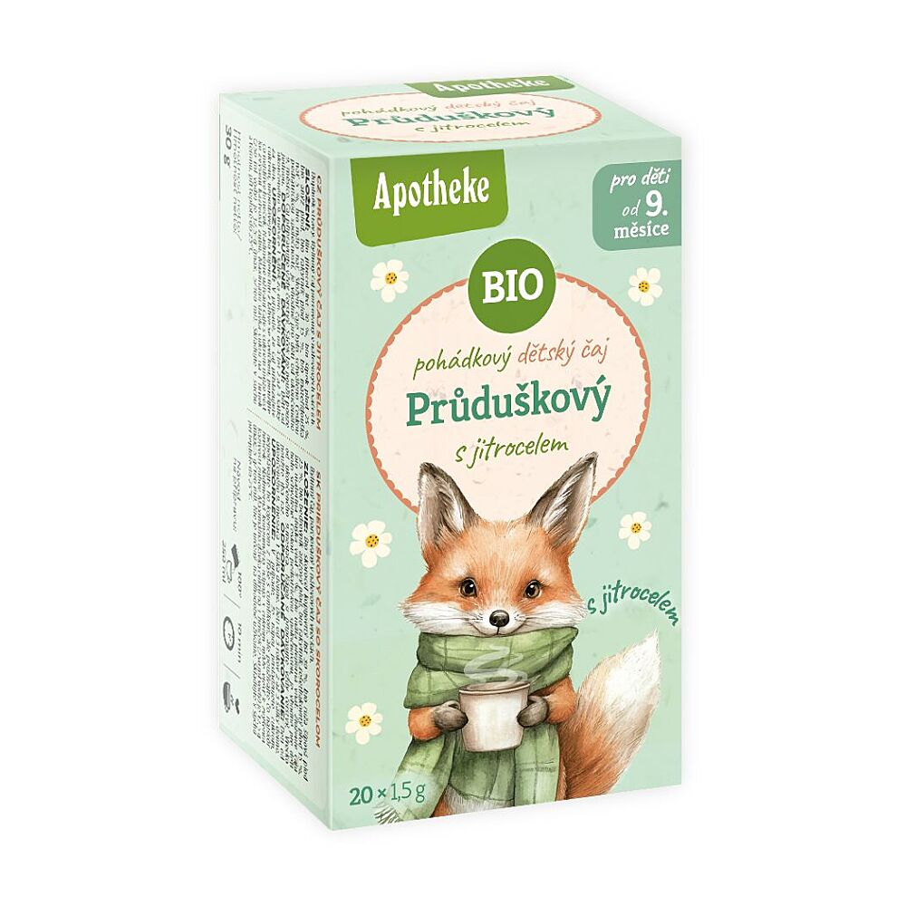APOTHEKE Rozprávkový čaj prieduškový s skorocelom BIO 20 sáčkov kúpite na Mojalekaren.sk