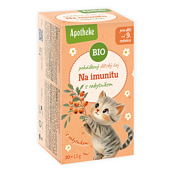 APOTHEKE Rozprávkový detský čaj Imunita BIO 20 sáčkov (Bylinkové čaje) - BIO