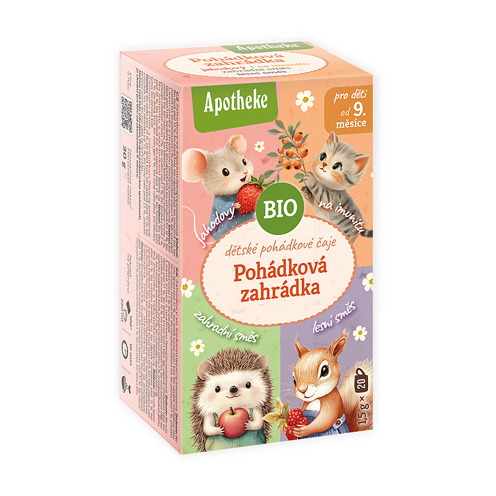 APOTHEKE BIO čaj detský Pohádková zahrádka 4v1 20 x 1.5 g