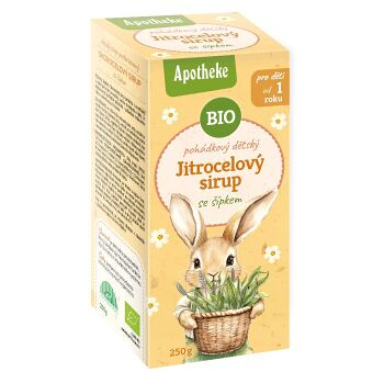 APOTHEKE Sirup detský skorocelový so šípkou BIO 250 g (Vitamíny, multivitamíny pro děti) - Viaczložkové
