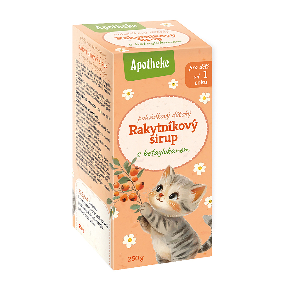 APOTHEKE Sirup detský Rakytníkový s betaglukánom 250 g