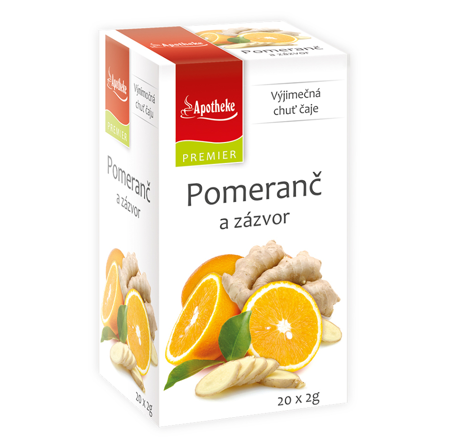 APOTHEKE ČAJ SEL POMARANČ ZÁZVOR 20X2G