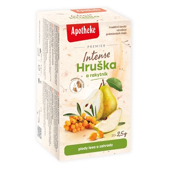 APOTHEKE Čaj hruška a rakytník intense 20 sáčkov (Ovocné čaje) - Viaczložkové