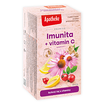 APOTHEKE Premier imunita a vitamín C čaj 20 sáčkov (Bylinné čaje) - Prírodné
