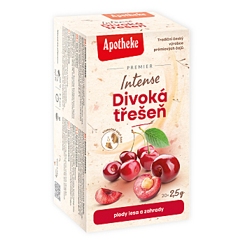 APOTHEKE Premier intense divoká čerešňa čaj 20 sáčkov (Ovocné čaje)