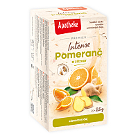 APOTHEKE Premier intense čaj pomaranč a zázvor 20 sáčkov