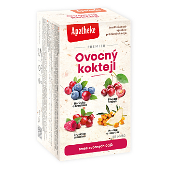 APOTHEKE Premier ovocný koktail zmes čajov 20 sáčkov (Ovocné čaje)
