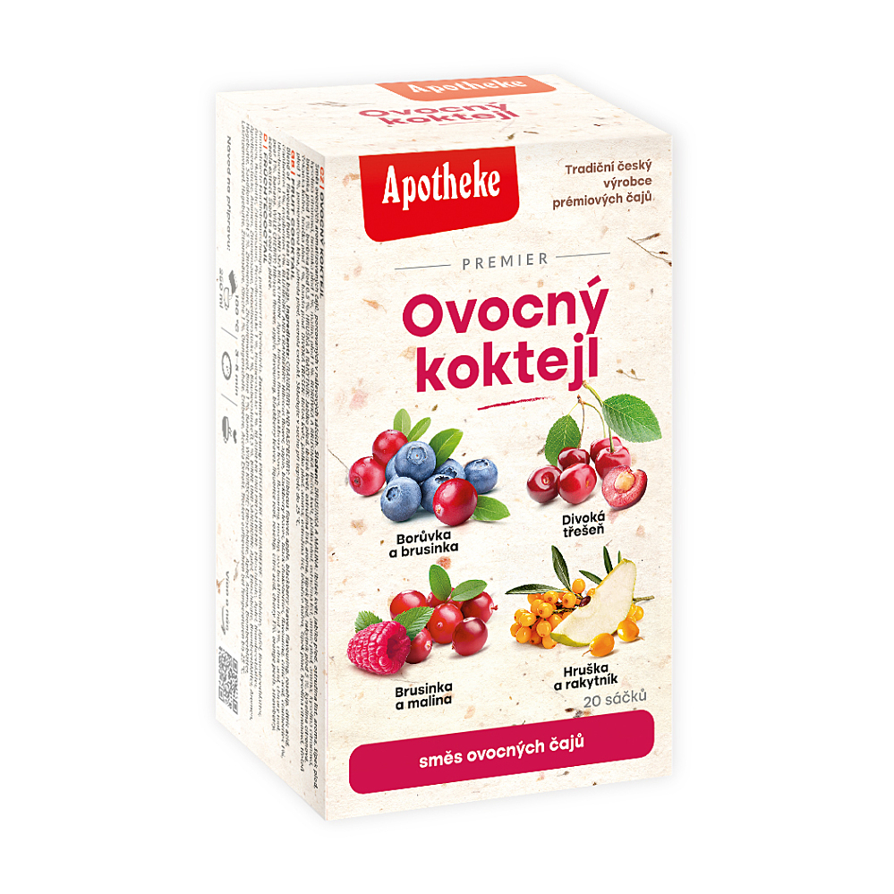 APOTHEKE PREMIER Ovocný koktejl zmes ovocných čajov 20 ks kúpite na Mojalekaren.sk