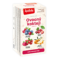 APOTHEKE Premier ovocný koktail zmes čajov 20 sáčkov