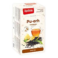 APOTHEKE Premier Pu-erh a ananás čaj 20 sáčkov